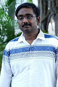 Vasantha Balan at the Kaaviya Thalaivan Press Meet.jpg