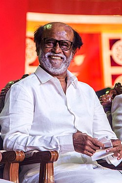 Rajinikanth at the Inauguration of MGR Statue.jpg