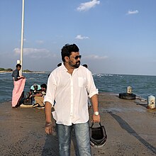 Neeya naana promo shooting at Rameshwaram.jpg