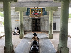 Temple nandi சொர்ணகடேஸ்வரர் ஆலய நந்தி.jpg