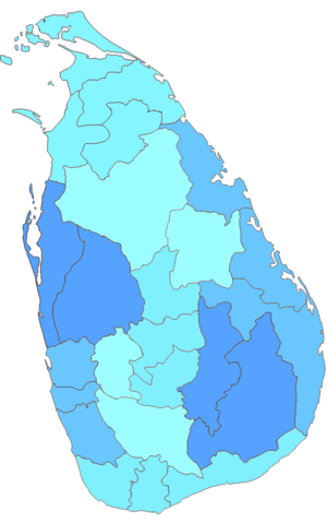 Sri Lankan Provinces and districts.PNG