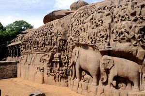 Mamallapuram rock carvings.jpg