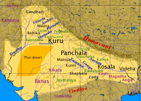 படிமம்:Map of Vedic India.png